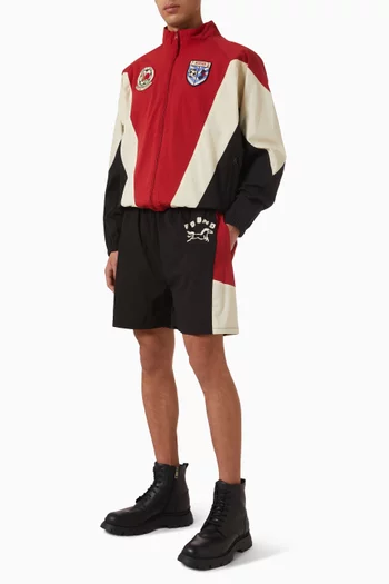 Track Shorts in Nylon-blend