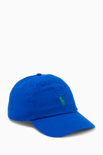 Logo Baseball Cap in Cotton