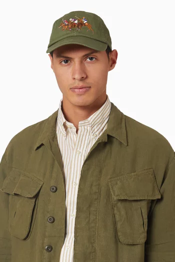 Embroidered Logo Hat in Cotton