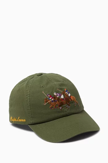 Embroidered Logo Hat in Cotton