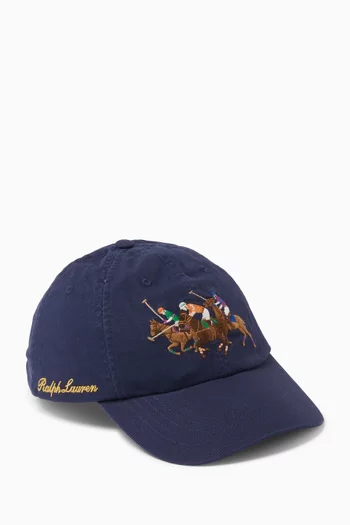 Embroidered Logo Hat in Cotton
