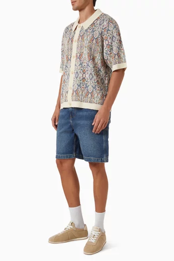 Painter Shorts in Denim