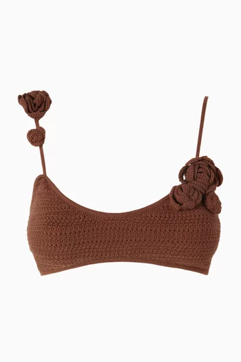 Adrienne Crochet Bikini Top