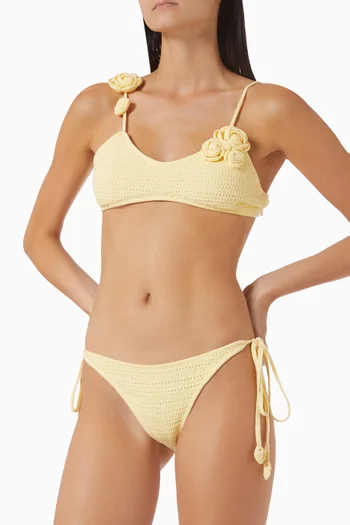 Adrienne Crochet Bikini Top