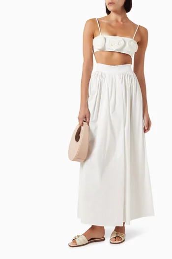 Flower Applique Bralette Top
