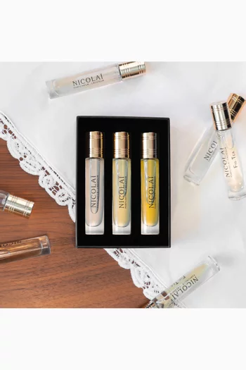 3 x 15ml Intense Eau de Parfum - Patchouli Intense, Poudre de Musc Intense, Baikal Leather
