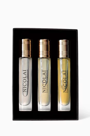 3 x 15ml Intense Eau de Parfum - Patchouli Intense, Bois Belize, Ambre Cashmere
