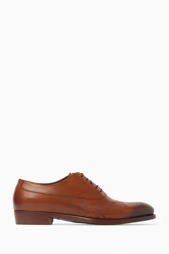 Vine Lace-up Shoes in Leather
