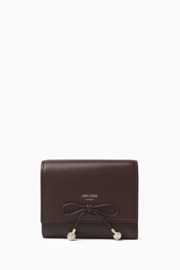 Marinda Compact Wallet in Calf Leather