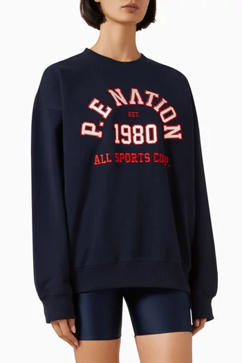 Backspin Sweatshirt in Cotton-blend Fleece