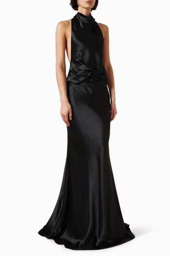 Cameron Dress in Satin