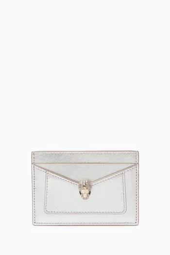 Serpenti Forever Card Holder in Calf Leather