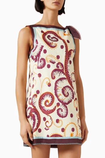 Wilson Mini Dress in Linen Blend
