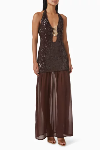 Hope Sequin-embellished Gown