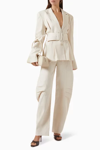 Suiting Blazer in Linen Blend