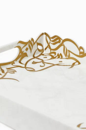 Calligraffiti Tray in Acrylic