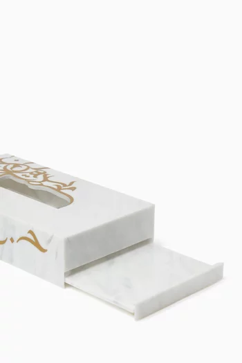 Calligraffiti Tissue Box in Acrylic