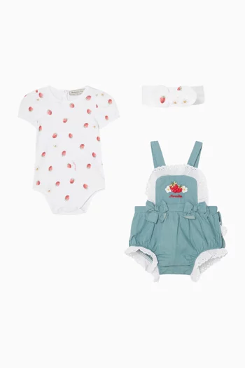 Embroidered Babygrow Set
