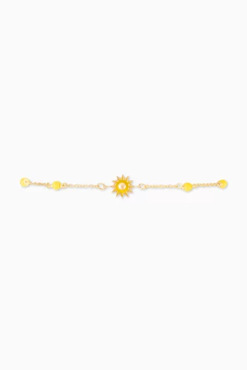 Sun Grigri Bracelet in 18kt Gold