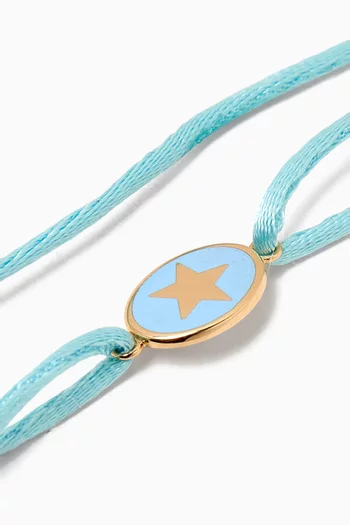 Tiny Star Charm Bracelet in 18kt Gold