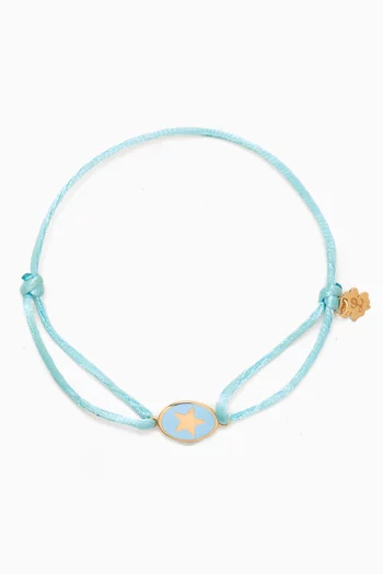 Tiny Star Charm Bracelet in 18kt Gold