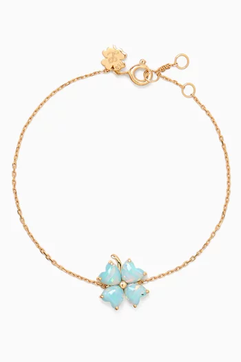 Oh Clover Bracelet in 18kt Gold