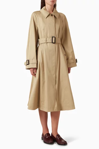 Ellingham Belted Coat in Cotton