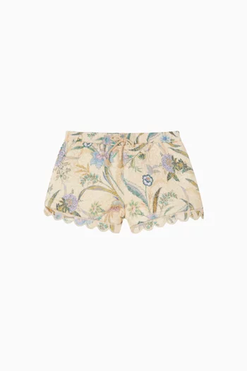 Indra Kids Quilted Short in Cotton