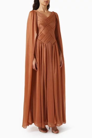 Weave Pattern Gown