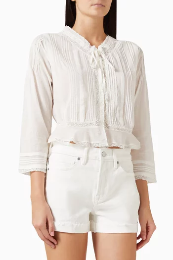 Hillock Top in Cotton Voile