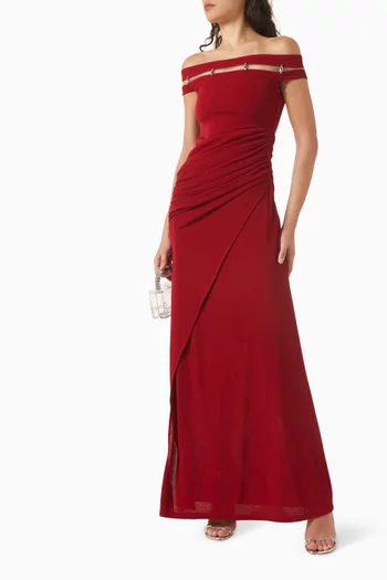 Aris Off-shoulder Dress