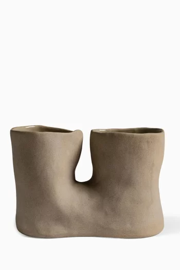 Tilia Double-sided Vase in Ceramic