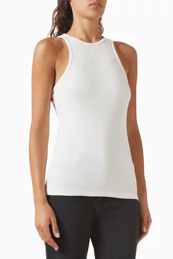 Cole Tank in Ribbed-knit