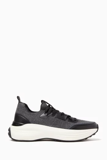 Sportiva Sneakers in Knit & Leather