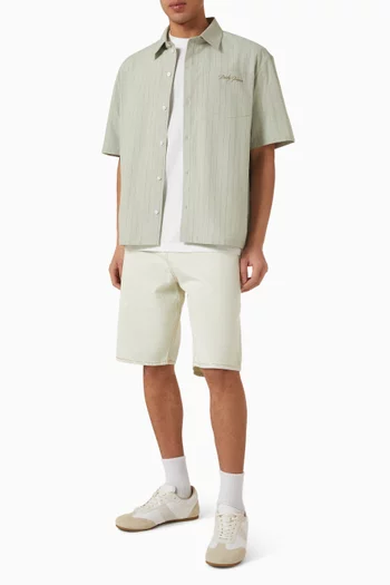 Monogram Shorts in Canvas