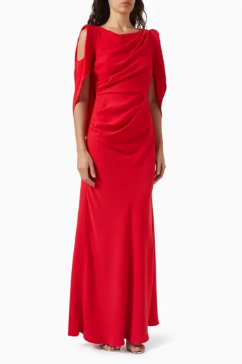 Lace-back Maxi Dress