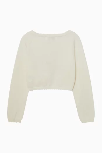 Sequin Knit Bolero Cardigan