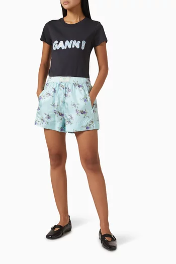 Logo Baby-fit T-shirt in Cotton-jersey