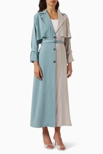 Coat-style Abaya in Crepe