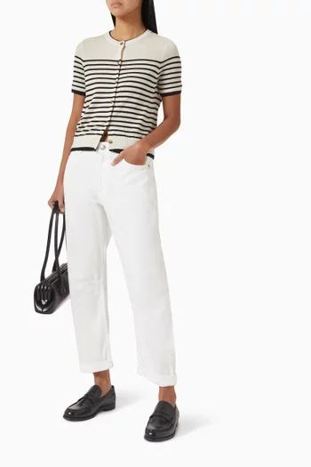 Stevie Slim Tapered Jeans in Ultra Featherweight Denim