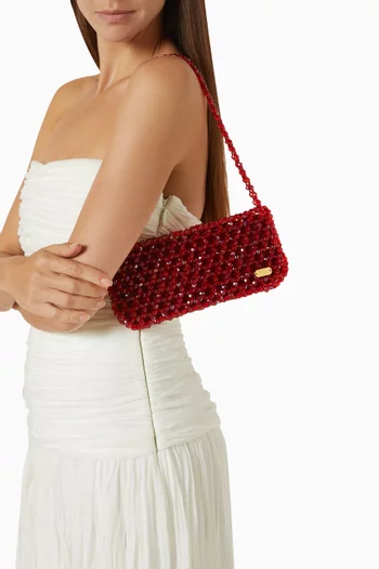 Small May Beaded Shoulder Bag