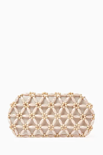 Small Tebea Beaded Clutch