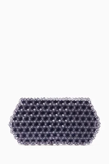 Lizzie Bead-embellished Clutch