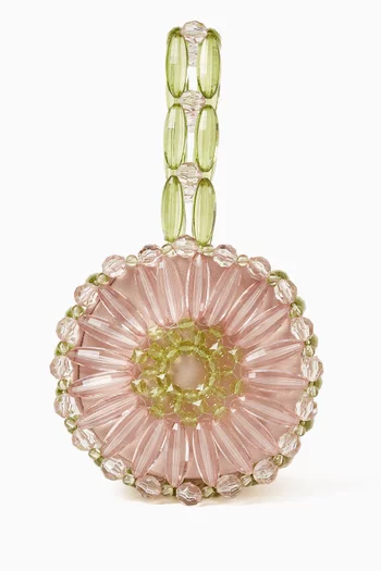 Mini Arya Beaded Top-handle Bag