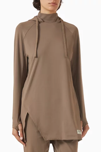 Oversized Sports Top in Softskin
