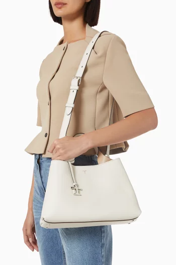 Top-handle Bag in Leather