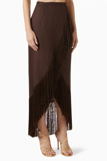 El Pareo Skirt in Linen