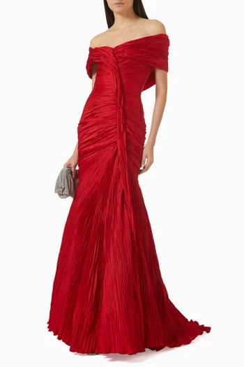 Off-shoulder Gown
