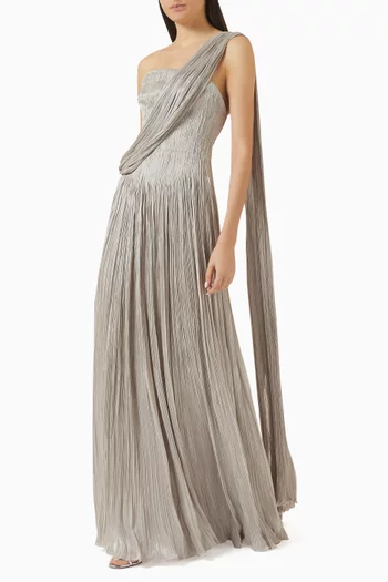 One-shoulder Gown