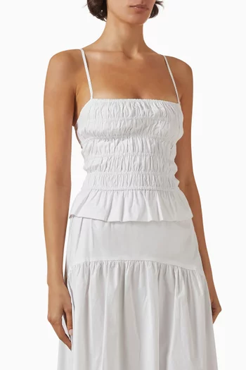 Delta Top in Cotton Poplin
